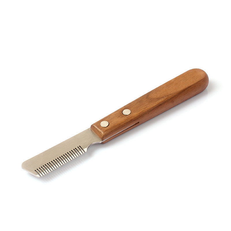 Walnut Plucking Knife Comb
