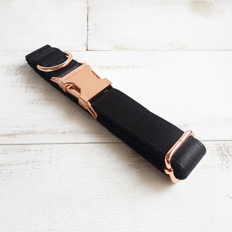 Black and Rose Gold Collar