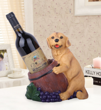 Wine Dog Ornament