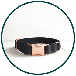Black and Rose Gold Collar